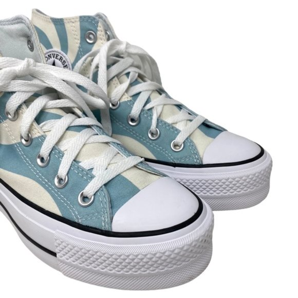 Converse Chuck Lift Platform Sneakers Blue Candy Canvas Women Skate Shoe A10009C - Picture 7 of 9
